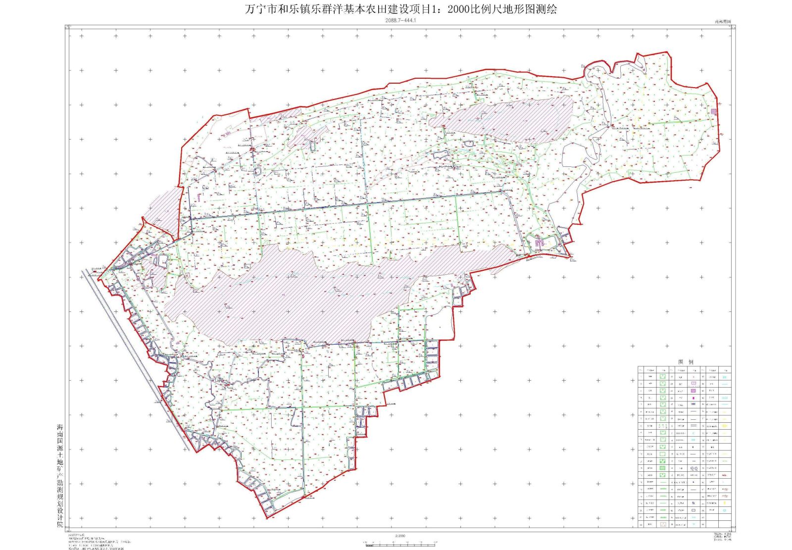 2014年8月 万宁市和乐镇乐群洋基本农田建设项目