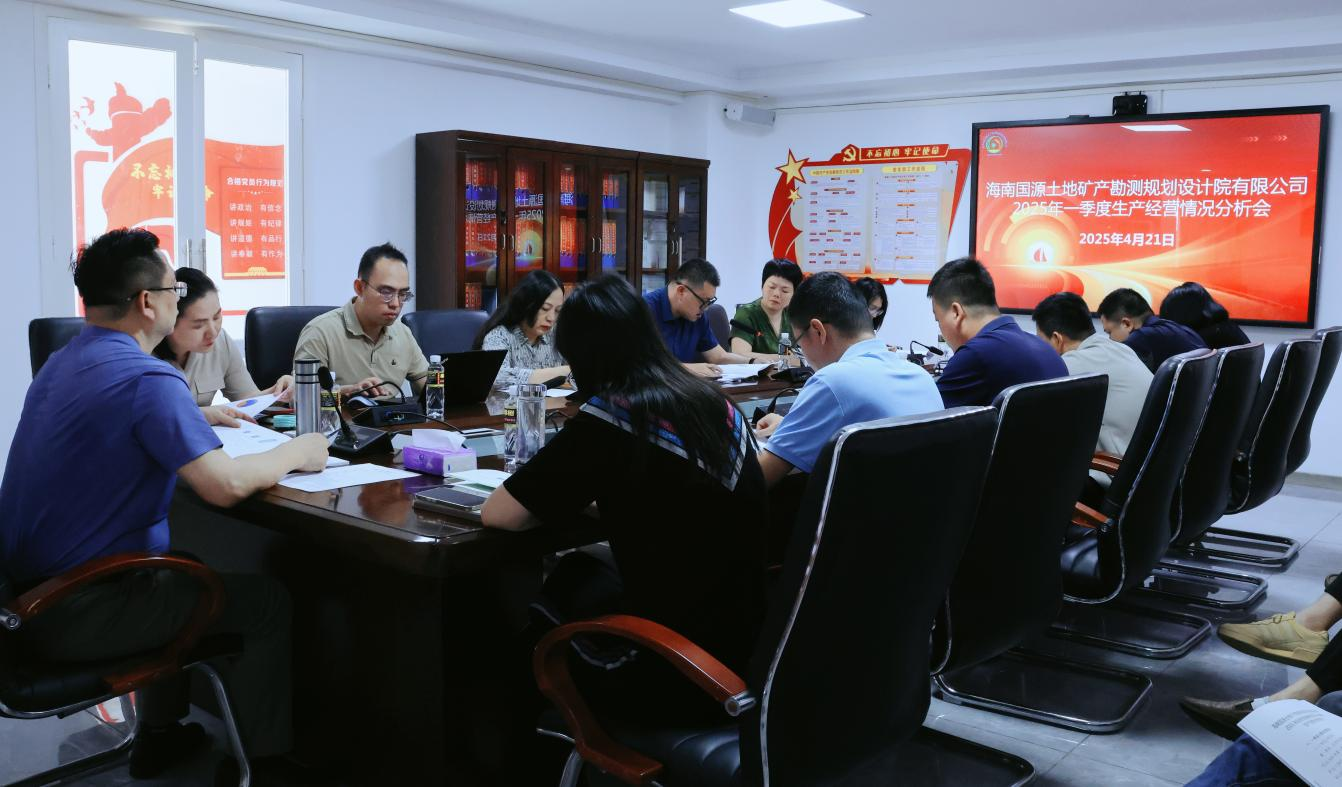 国源院召开2025年第一季度生产经营分析会